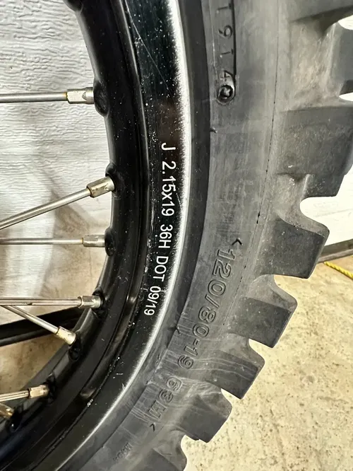 2021 CRF450R Talon Evo Billet Wheel Set W/ Spacers Discs and Sprocket 19"R 21"F