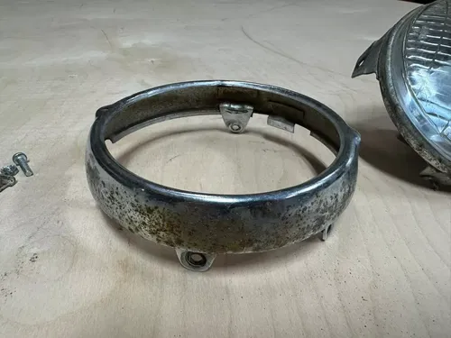 Honda XL185S Headlight & Trim Ring 185 S 1981