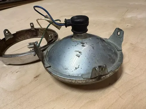Honda XL185S Headlight & Trim Ring 185 S 1981