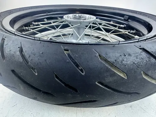 2022 Suzuki DRZ400SM Stock Front Wheel Excel Black with Spacer & Disc Straight