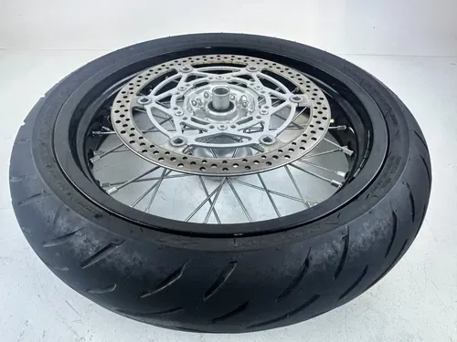 2022 Suzuki DRZ400SM Stock Front Wheel Excel Black with Spacer & Disc Straight