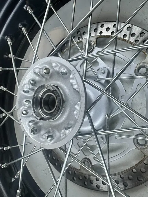 2022 Suzuki DRZ400SM Stock Front Wheel Excel Black with Spacer & Disc Straight