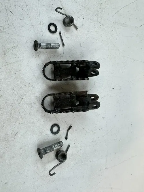 SUZUKI DRZ400SM 05-24 OEM Stock Foot Pegs Nice Shape Low Miles
