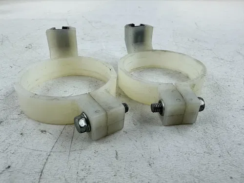 2018 Suzuki DRZ400SM Stock Fork Protector Mounting Clips Mounts Rings Plastics