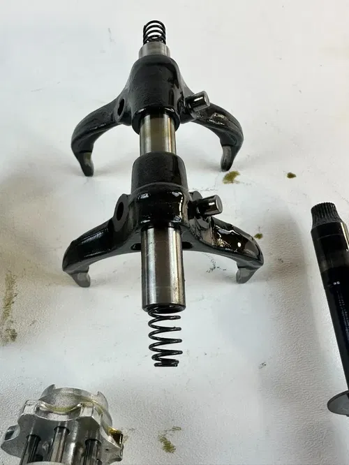KTM 450SXF 2008 Transmission Shift Drum Shaft Forks Springs Complete 07-09 Nice!