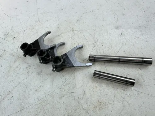 SUZUKI DRZ400SM 05-24 Transmission Forks Fork Set with Rods OEM Stock NICE