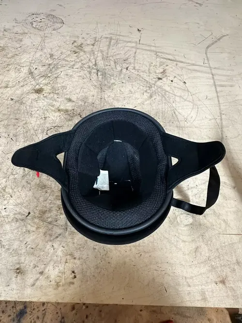 Road Bike Helmet Black Size L Skull Cap Open Face Chopper Style