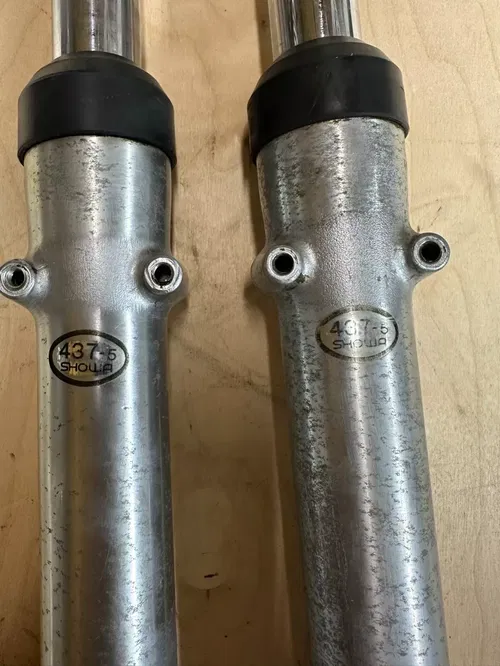 Honda XL 185s Showa 437-5 Suspension Fork Tubes OEM 1981