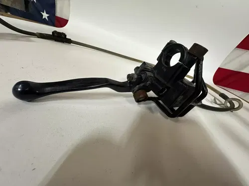 1987 HONDA XR600R Front Brake Lever Perch Cage Guard Line Caliper Assembly