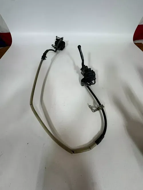 1987 HONDA XR600R Front Brake Lever Perch Cage Guard Line Caliper Assembly