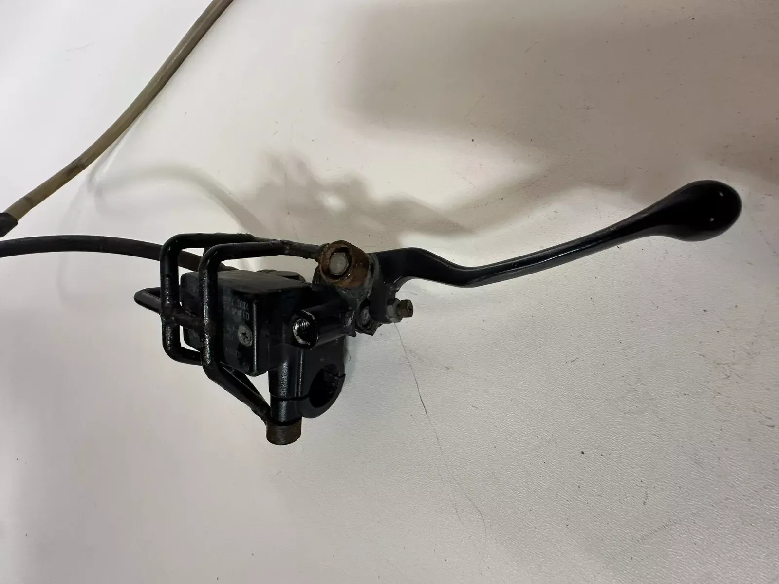 1987 HONDA XR600R Front Brake Lever Perch Cage Guard Line Caliper Assembly