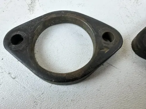 Honda 1984 XR200R Exhaust  Connection Joint Joints W/ Collars & Nuts OEM Stock