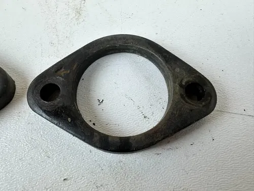 Honda 1984 XR200R Exhaust  Connection Joint Joints W/ Collars & Nuts OEM Stock