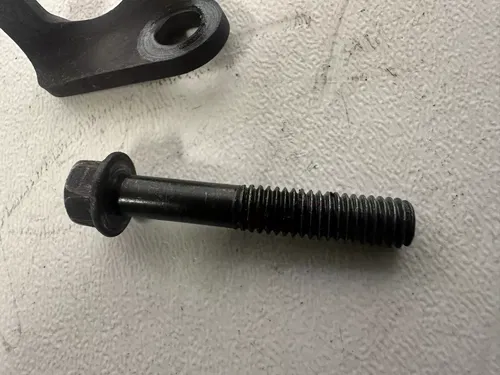 1986 Honda XL600R Upper Engine Head Oil Line Bracket Stay Brace Holder Support