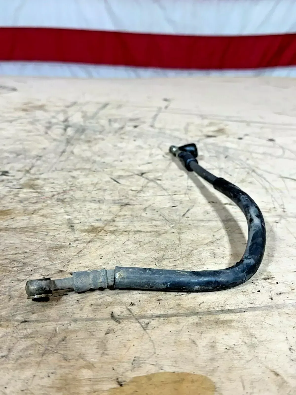 1987 Quadzilla Suzuki LT500R Front Brake Line 87-90 OEM