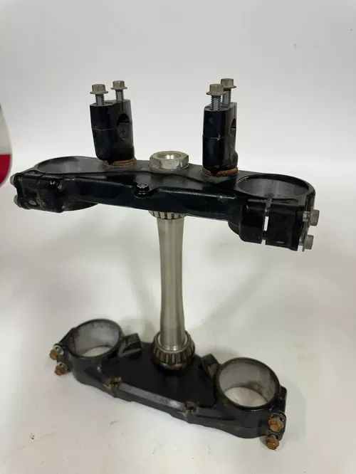 2008 Kawasaki KX450F KX450 KX 450 F Triple Tree Clamp W Bar Clamps OEM Black