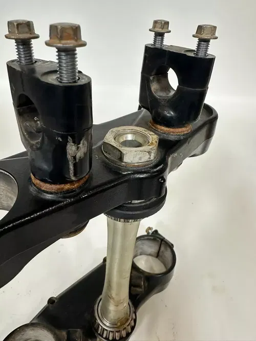 2008 Kawasaki KX450F KX450 KX 450 F Triple Tree Clamp W Bar Clamps OEM Black