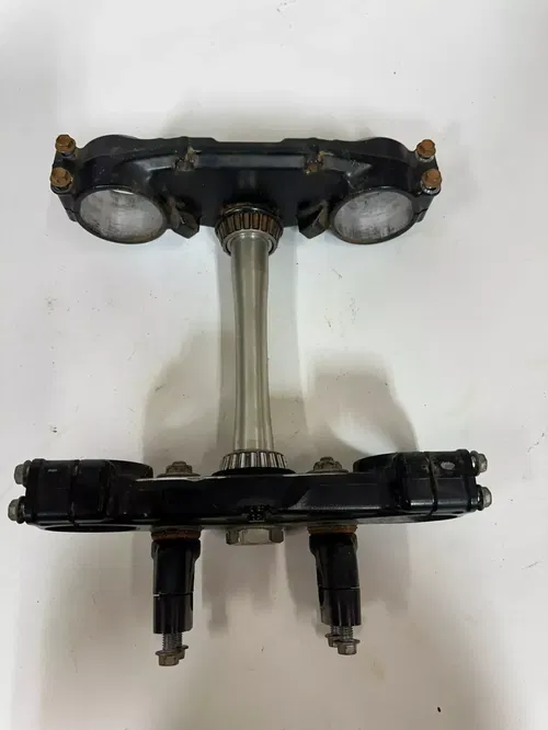 2008 Kawasaki KX450F KX450 KX 450 F Triple Tree Clamp W Bar Clamps OEM Black
