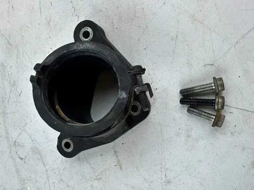 1988 Honda XR600R Carburetor Intake Manifold Boot W/ Clamp and bolts OEM Stock
