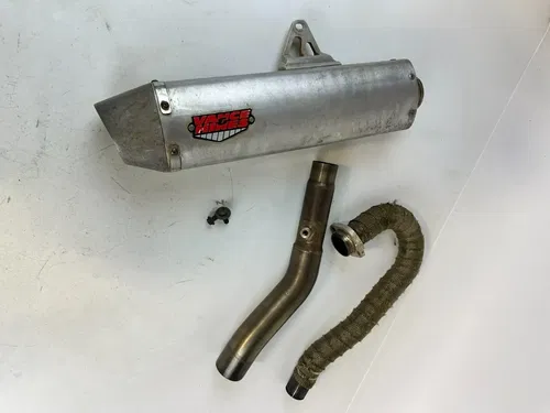 2007 Honda CRF450R Vance Hines Full Exhaust System Header mid pipe and slip on