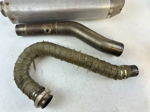 2007 Honda CRF450R Vance Hines Full Exhaust System Header mid pipe and slip on