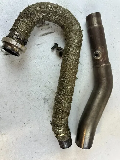 2007 Honda CRF450R Vance Hines Full Exhaust System Header mid pipe and slip on