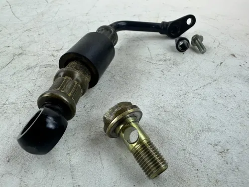 2001 Honda XR400R Oil Cooler Heat Sink Line Tube Hose w/Banjo bolt & hrdware OEM