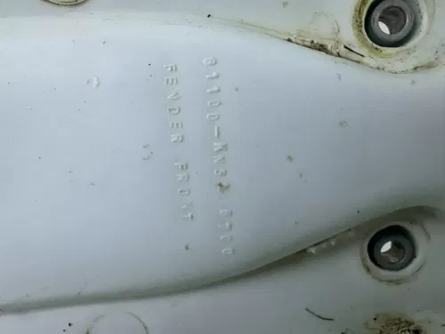 1987 Honda XR250R  Front Fender w/ Acerbis Support ONLY NO FENDER