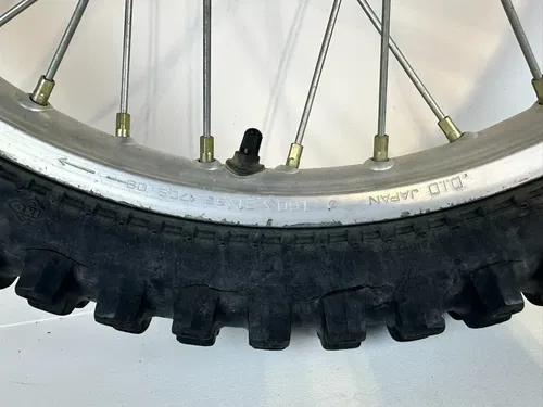 Honda 1984 XR200R 21" OEM Stock Front Wheel & Brake Drum