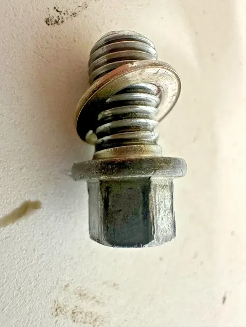 1997 HONDA XR400R STOCK OEM   Small Front Lower Frame Oil Drain Bolt XR 400 R