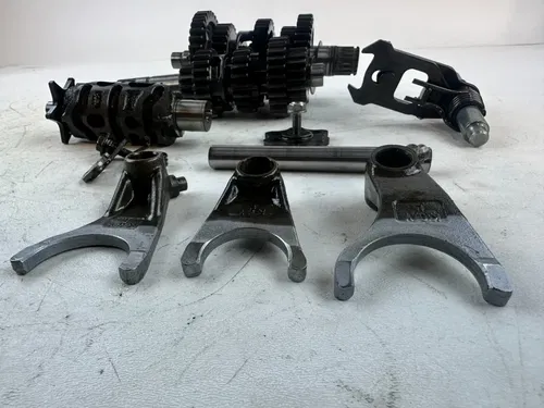 2001 Honda XR400R Transmission Gears Drum Forks shift shaft assembly 96-04