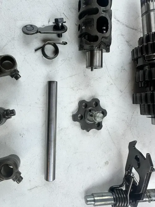 2001 Honda XR400R Transmission Gears Drum Forks shift shaft assembly 96-04