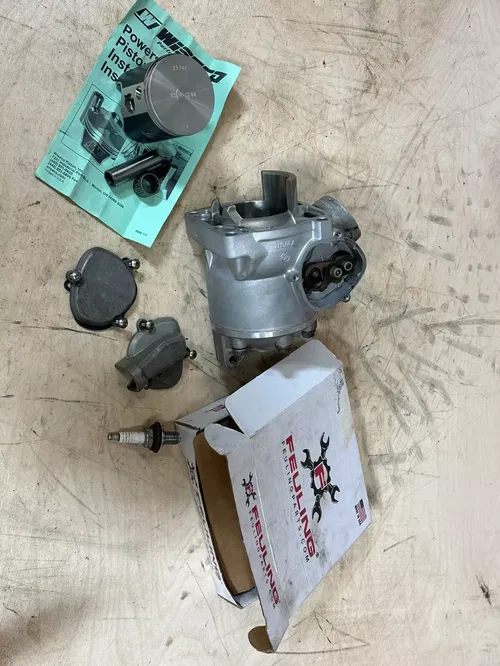 2008 KTM 300 XCW Top End Engine Cylinder Head Jug Complete