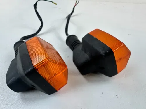 2008 Honda XR650L Stock Front Turn Signals Blinkers Set Pair Lights Tested DOT