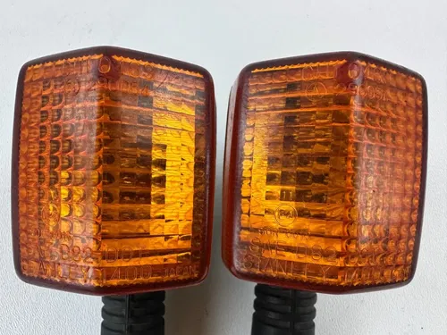 2008 Honda XR650L Stock Front Turn Signals Blinkers Set Pair Lights Tested DOT