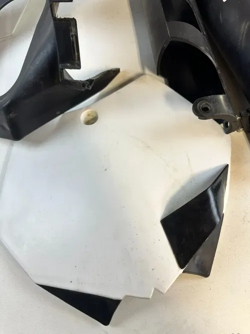 KTM 450SXF 2008 White/Black Complete Plastic Plastics Kit OEM