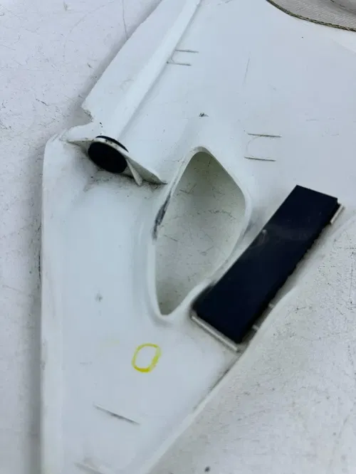 2022 Suzuki DRZ400SM Stock White Side Panel Exhaust Right Side Plastic OEM