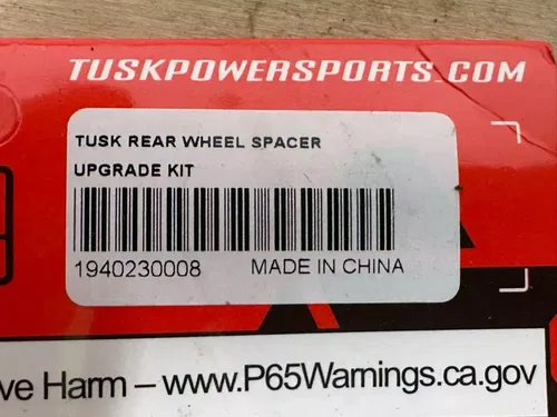 2008 KTM 300 XCW Tusk Rear Wheel Spacer Upgade Kit