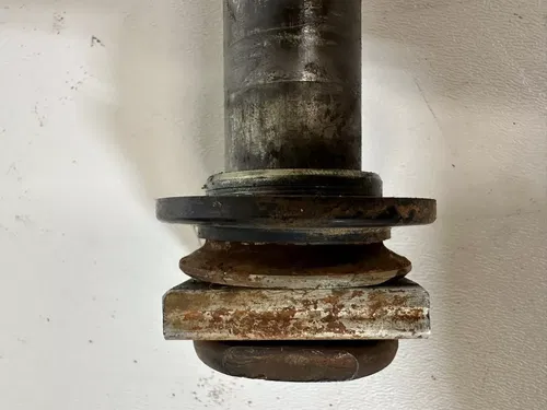 2008 Kawasaki KX450F KX450 KX 450 F Rear Axle W Nut Collars & Adjuster Blocks OE