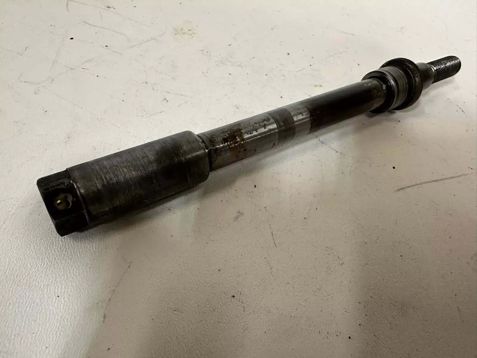 1987 HONDA XR600R Front Wheel Axle Bolt with Spacer OEM Stock XR 600 R