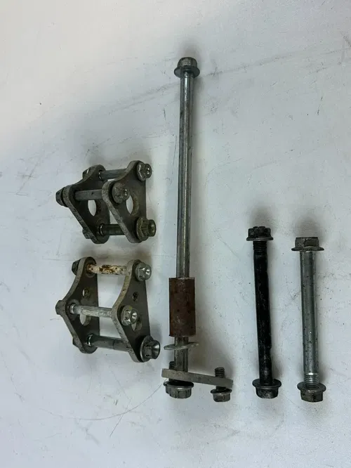 Honda 1984 XR200R Complete Motor Engine Mount Hanger Bracket Bolt Set OEM