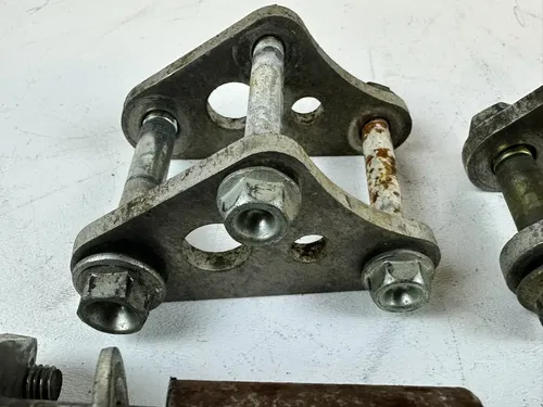 Honda 1984 XR200R Complete Motor Engine Mount Hanger Bracket Bolt Set OEM