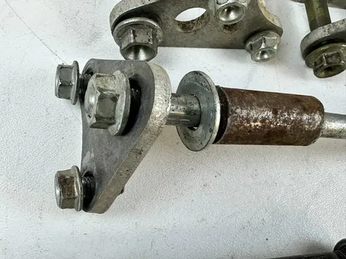 Honda 1984 XR200R Complete Motor Engine Mount Hanger Bracket Bolt Set OEM