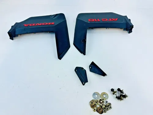 1985 HONDA ATC 110 Stock Fender Fenders Mud Flap Flaps OEM ASSY 83-85