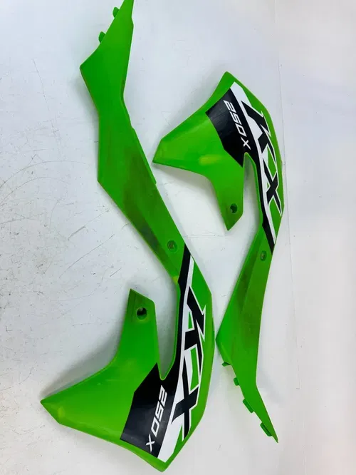 2024 Kawasaki KX250X Radiator Shrouds Side plastic tank panels OEM Stock