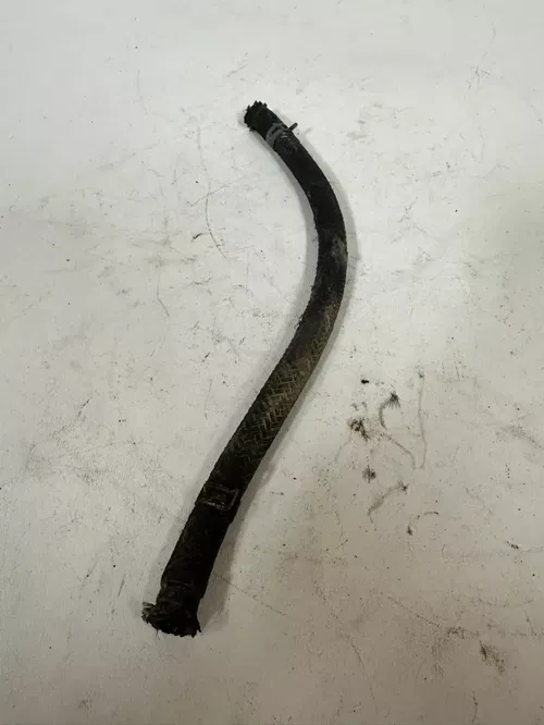 1986 Honda XL600R Upper Engine Head to Frame Oil Hose Line OEM Stock