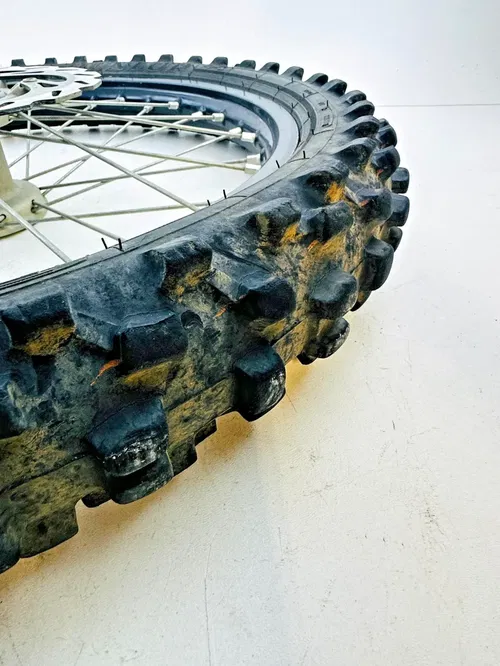 2015 Yamaha YZ450F 21" Black Front Excel Wheel Hub Tire w/spacer Straight