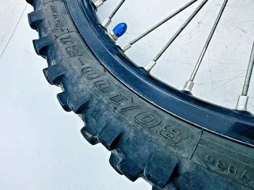 2015 Yamaha YZ450F 21" Black Front Excel Wheel Hub Tire w/spacer Straight