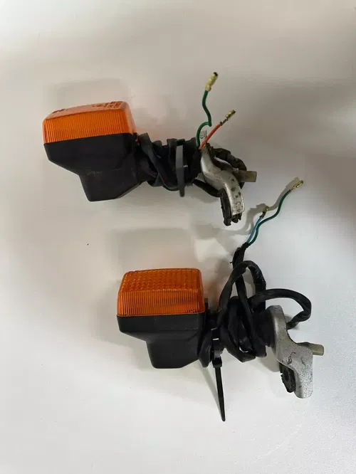 2009 Honda XR 650L Rear Blinkers & Mounts W/Wire Harness