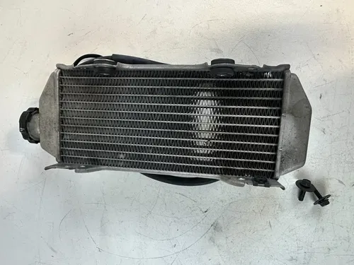 2013 DRZ400SM Right Denso Stock Fill Side Radiator W/Cap  Sensor breather bolts